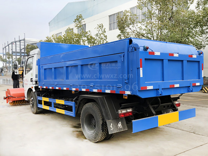 自卸式垃圾车加装除雪刷 专用车/机械安装应急除雪设备